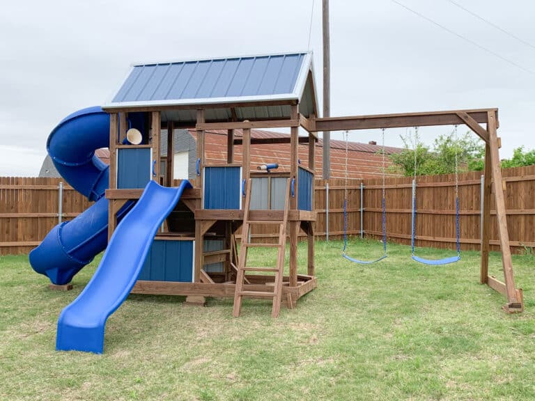 blue swing set for sale in plano tx