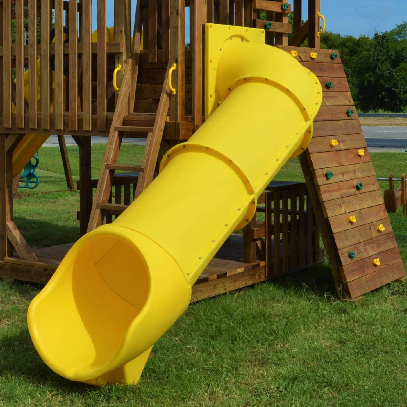 90 degree tube slide