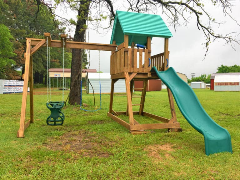 backyard wooden playset for sale